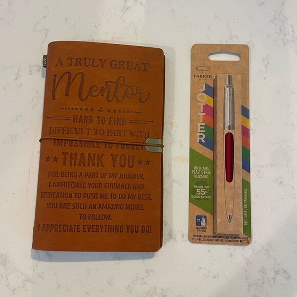 NWT Mentor Notebook and Pen Gift Set - Picture 1 of 9